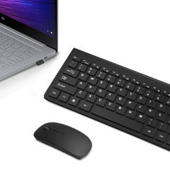 2.4 GHz Wireless Kablosuz Slim Klavye ve Mouse Seti + Türkçe Klavye Etiketi - AL27701