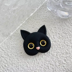 Microcase 3D Kedi Tasarımlı 3M Yapıştırmalı Cep Telefonu Tutacağı Popsocket - AL5243