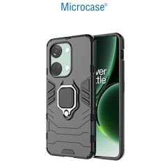 Microcase OneOlus Nord 3 5G Batman Serisi Yüzük Standlı Armor Kılıf Siyah-AL3349