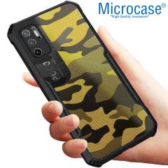 Microcase Xiaomi Poco M3 Camouflage Serisi Darbe Dayanıklı Kılıf