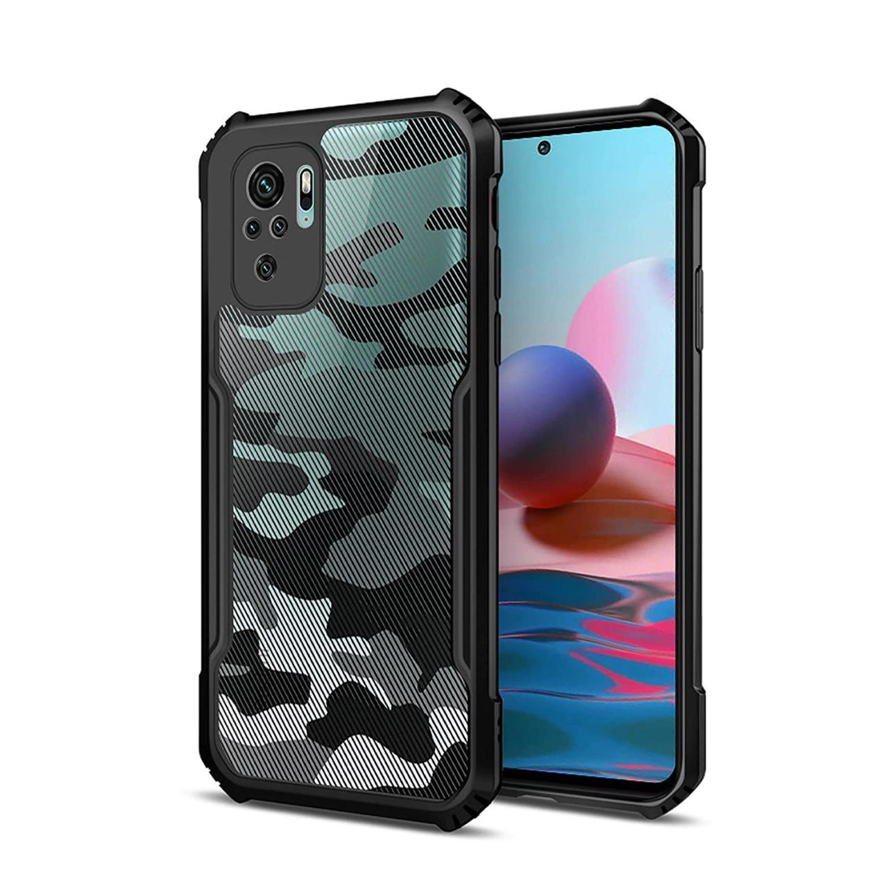 Microcase Xiaomi Redmi Note 10 Camouflage Serisi Dayanıklı Kılıf