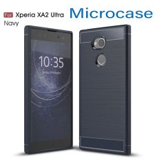 Sony Xperia XA2 Ultra Brushed Carbon Fiber Silikon TPU Kılıf
