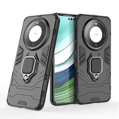 Huawei Mate 60 Pro Plus Batman Serisi Yüzük Standlı Armor Kılıf Siyah -AL3349