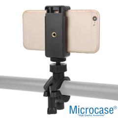 Microcase Aksiyon Kameralar için Bisiklet Gidon Klips + Telefon Başlık - AL2704