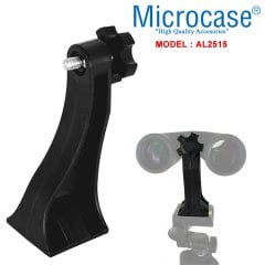 Microcase Dürbünü Tripoda Bağlamak için Dürbün ve Tripod Bağlantı Adaptörü - AL2515 SİYAH