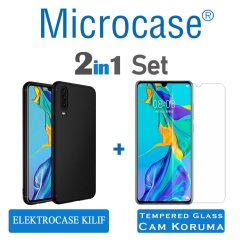 Huawei P30 Elektrocase Serisi Silikon Kılıf + CAM (SEÇ)