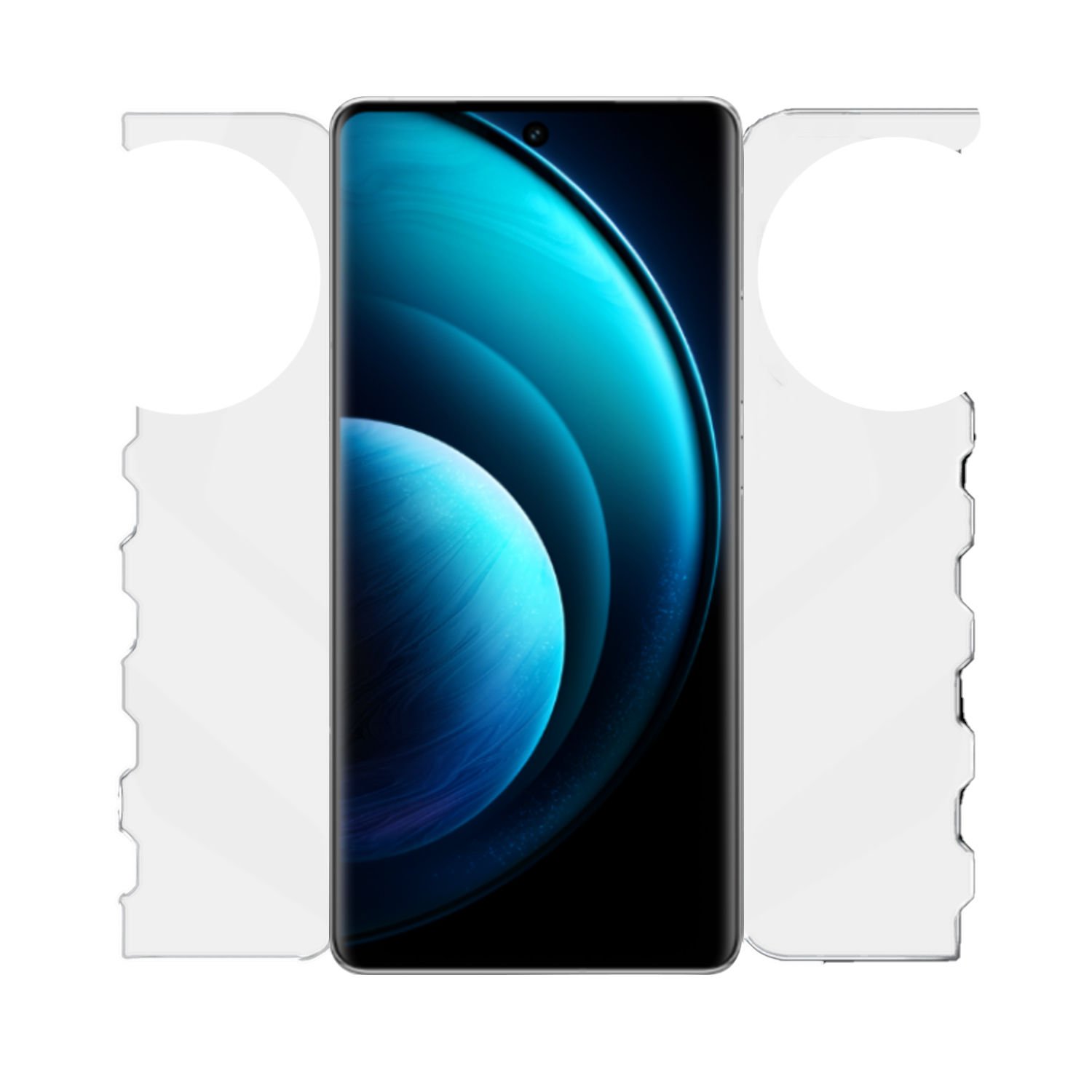 Microcase Vivo X100 Pro  Ön Arka Yan Koruma Full Body Film - FL360