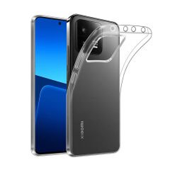 Microcase Xiaomi 13 Pro  Slim Serisi Soft TPU Silikon Kılıf - Şeffaf AL3324