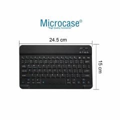 Microcase Lenovo Yoga Tab Plus 12.7 inch için Bluetooth Klavye (TR Sticker) + Bluetooth Mouse + Tablet Standı - AL2765