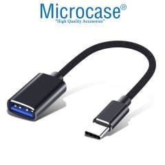 Microcase Type C USB 3.0 OTG Adaptör - Siyah AL2599