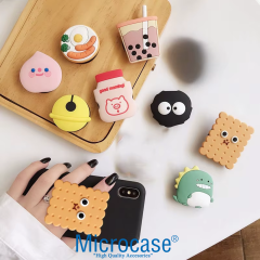 Microcase 3D Tasarımlı 3M Yapıştırmalı El Parmak Tutucu Cep Telefonu Tutacağı Popsocket - AL5245