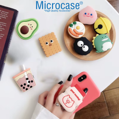 Microcase 3D Tasarımlı 3M Yapıştırmalı El Parmak Tutucu Cep Telefonu Tutacağı Popsocket - AL5245