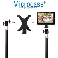 Microcase 3 Ayak Sabitleyici Alüminyum Cep Telefonu Tablet Kamera DSLR Tripodu 201 cm - AL2508
