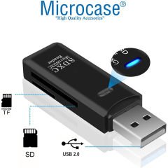 Microcase USB 2.0 2in1 SD TF MicroSD Kart Okuyucu - AL3240