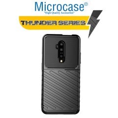 Microcase OnePlus 7T Pro Thunder Serisi Darbeye Dayanıklı Silikon Kılıf - Siyah