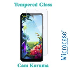 Microcase LG K40S Tempered Glass Cam Koruma