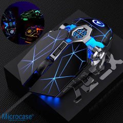 Microcase 3200DPI Kablolu Işıklı Ergonomik Tasarım Oyuncu Gaming Mouse - AL5046
