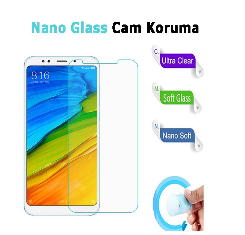 Xiaomi Redmi 5 PLUS Nano Glass Ekran Koruma Esnek Cam Filmi
