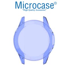Microcase Huawei Watch GT2 42 mm Önü Kapalı Renkli Tasarım Silikon Kılıf - Açık Mavi