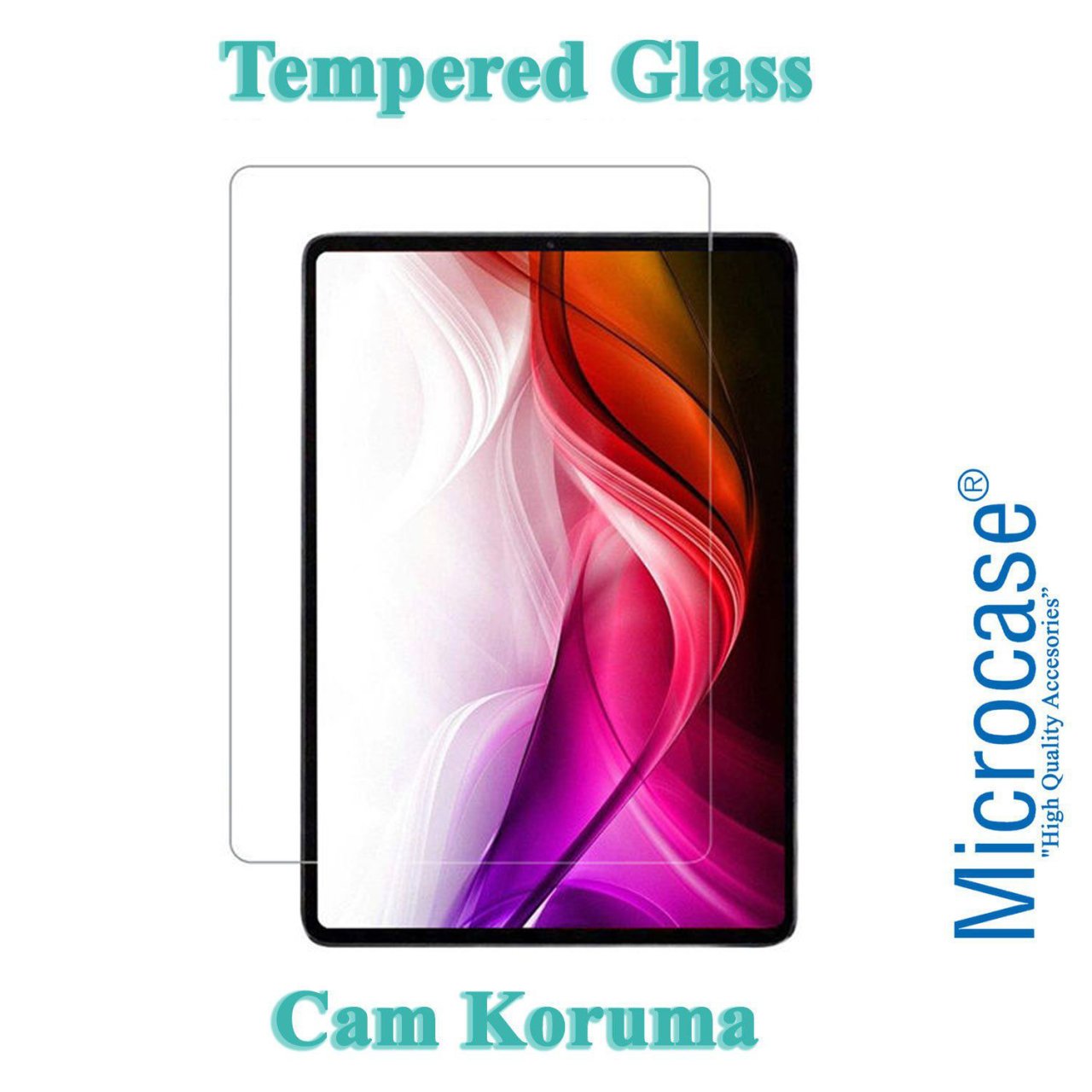 Microcase iPad Pro 11 inch Tempered Glass Cam Koruma