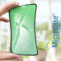 Microcase iPhone 14 3D Polymer Kavisli Tam Kaplayan Nano Ekran Koruma - Siyah
