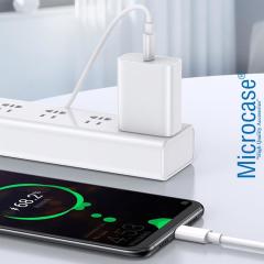 Microcase Type-C to Type-C 100W 5A Hızlı Şarj ve Data Kablosu - 2m Beyaz AL2717