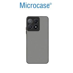 Microcase Poco  X6 Pro /Xiaomi Redmi K70E London Serisi Darbeye Dayanıklı Kılıf - Siyah AL3415