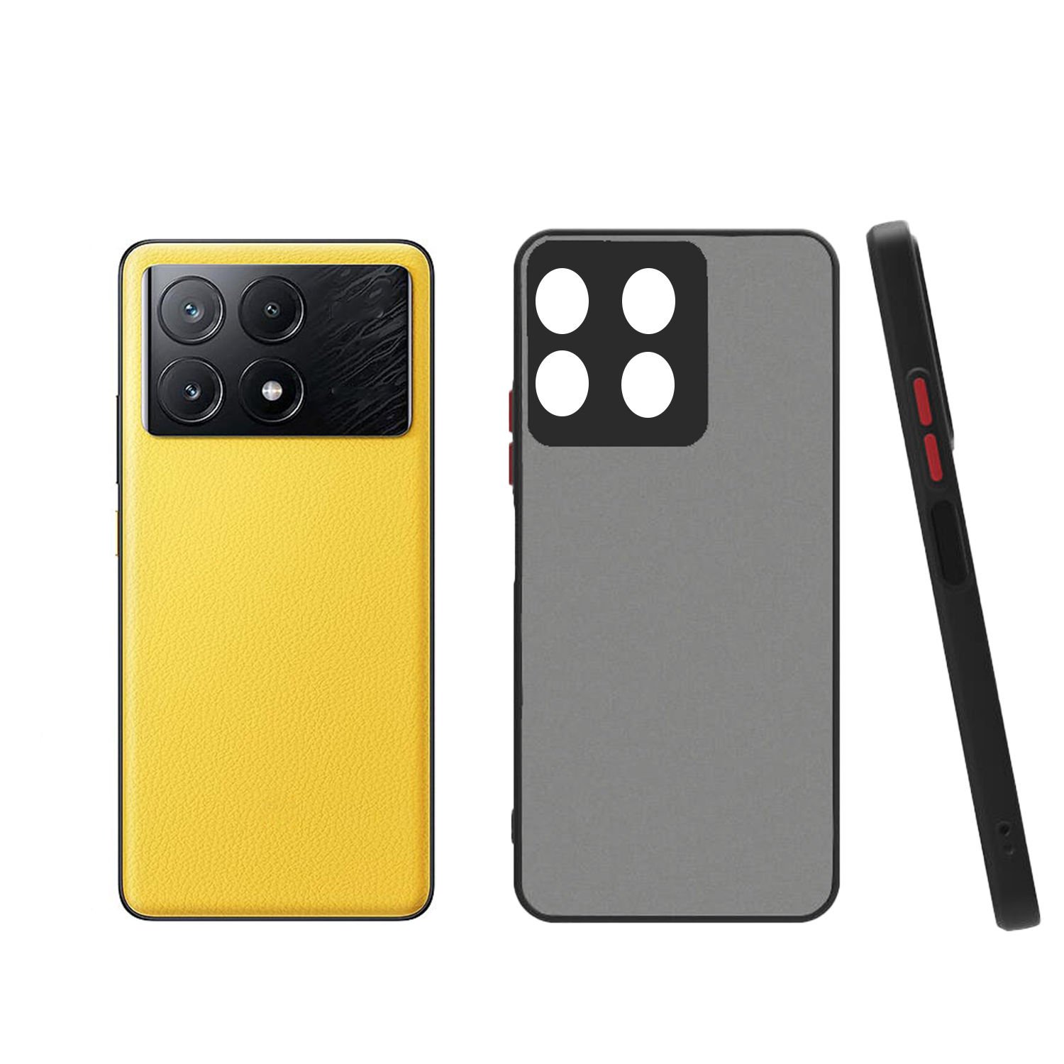 Microcase Poco  X6 Pro /Xiaomi Redmi K70E London Serisi Darbeye Dayanıklı Kılıf - Siyah AL3415