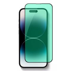 Microcase iPhone 14 Pro 3D Polymer Kavisli Tam Kaplayan Nano Ekran Koruma - Siyah