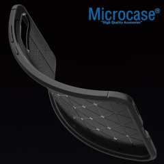 Microcase Huawei P Smart S / Y8P Leather Tpu Silikon Kılıf - Siyah + Tempered Glass Cam Koruma