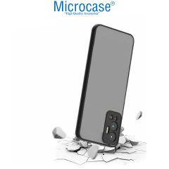Microcase Infinix Hot 12 London Serisi Darbeye Dayanıklı Kılıf - Buzlu Siyah AL3415