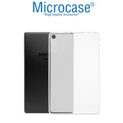 Microcase Amazon Fire HD 10 2019 Tablet Silikon Soft Kılıf Şeffaf