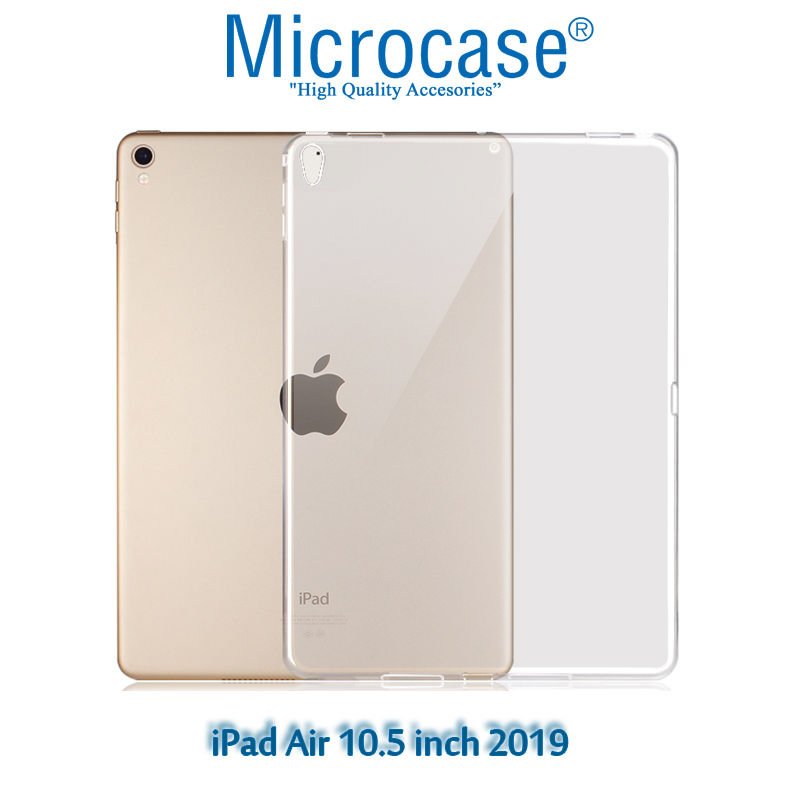Microcase iPad Air 3.Nesil 10.5 2019 Silikon Soft Kılıf - Şeffaf