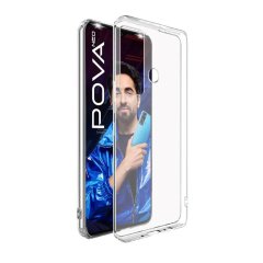 Microcase Tecno Pova Neo Slim Serisi Soft TPU Silikon Kılıf - Şeffaf