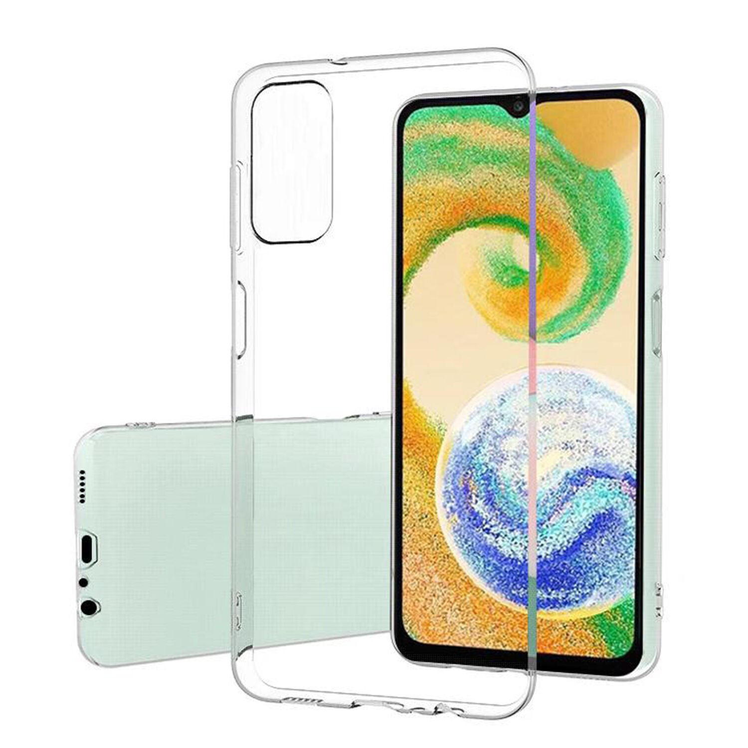 Microcase Samsung Galaxy A04S Slim Serisi Soft TPU Silikon Kılıf - Şeffaf AL3324
