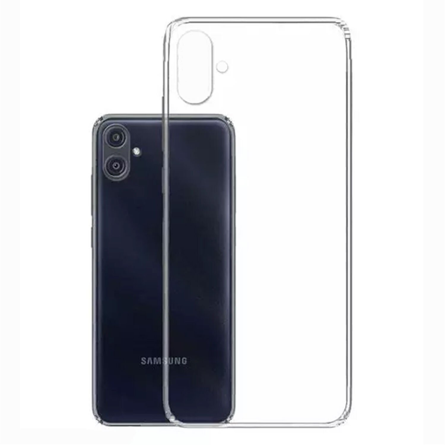 Microcase Samsung Galaxy A04E Slim Serisi Soft TPU Silikon Kılıf - Şeffaf AL3324