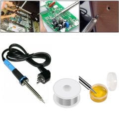 Microcase Lehim Makinesi 80w, Lehim Teli, Lehim Pastası 3 lü Set - AL4921