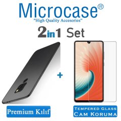 Microcase Huawei Mate 20 Premium Matte Silikon Kılıf + Cam Koruma