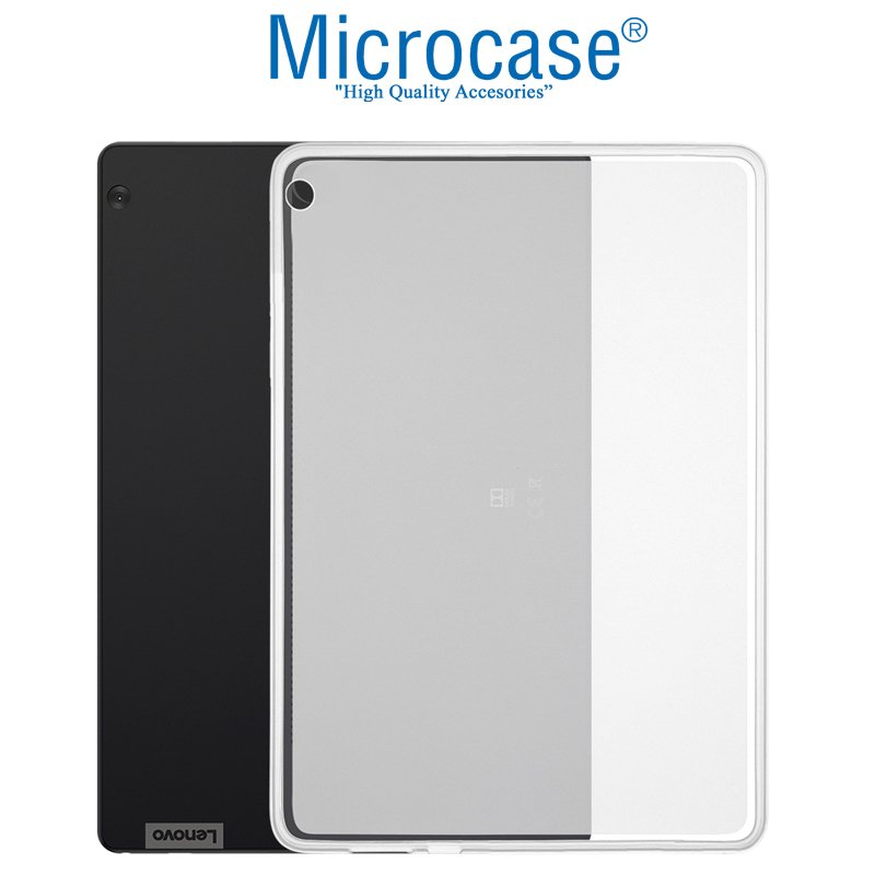 Microcase Lenovo TAB M10 10.1 X505F 4G LTE Tablet ZA490043TR Tablet Silikon Tpu Soft Kılıf - Şeffaf