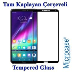 Microcase Huawei Honor Note 10 Tam Kaplayan Çerçeveli Cam Koruma