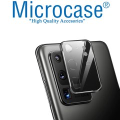 Samsung S20 Ultra Lens Koruyucu Glass Metal Çerçeveli - Siyah