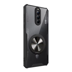 Microcase ZTE Nubia Red Magic 8 Pro ile Uyumlu Manyetik Mıknatıslı Yüzük Standlı Kılıf-AL5125