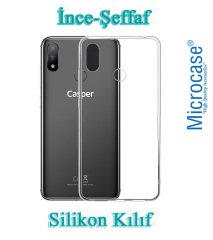 Microcase Casper Via A3 Plus İnce 0.2 mm Soft Silikon Kılıf + CAM