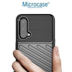 Microcase OnePlus Nord CE 5G Thunder Serisi Darbeye Dayanıklı Silikon Kılıf - Siyah