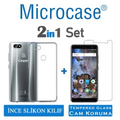 Microcase Casper Via M4 Ultra İnce 0.2 mm Silikon Kılıf + CAM
