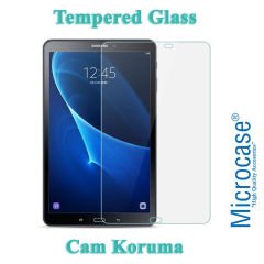 Microcase Samsung Galaxy Tab E T562 T560 T565 T567 9.6 inch Tablet Tempered Glass Cam Koruma