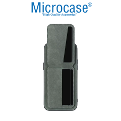 Microcase Honor 200 ile Uyumlu Kartlıklı Standlı Deri Kaplama Kılıf-AL5130