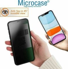 Microcase Google Pixel 8  Privacy Gizlilik Filtreli Tam Kaplayan Tempered Cam - AL3125