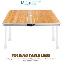 Microcase 25 cm Metal Katlanabilir Masa ve Sehpa Ayak Takımı 4 Adet - AL5058