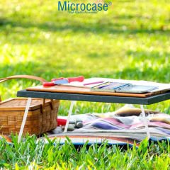 Microcase 25 cm Metal Katlanabilir Masa ve Sehpa Ayak Takımı 4 Adet - AL5058